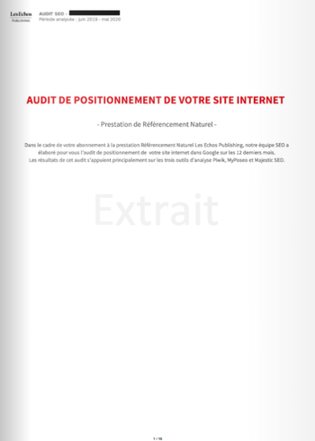 Audit de positionnement